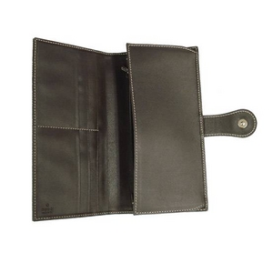 GUCCI(グッチ) 08秋冬モデル190351 FT0FG 9643 長財布 ベージュ×ダークブラウン