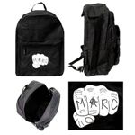 MARC BY MARC JACOBS(}[NoC}[NWFCRuX) Fist Backpack Large  BLACKi95324j