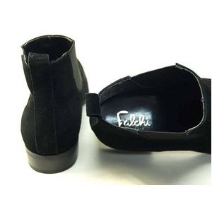 Falchi New York(ファルチ ニューヨーク) FN-012 SWBK 紳士靴 ビジネスシューズ ブラック スウェードブラック 24.5