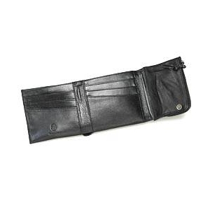 Nicola Ferri(ニコラフェリー) NEW NICOLAKOHMZZ01 casual wallet BK 3つ折り小銭入れ付き財布
