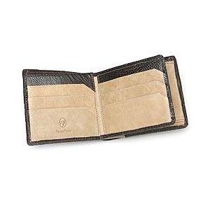Nicola Ferri(ニコラフェリー) NICOLAKOHMZZ03 dress wallet DBR 2つ折り小銭入れ付き財布