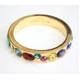 MARC BY MARC JACOBS(マークバイマークジェイコブス) Gem Bangle 73655 ゴールド×マルチ バングル