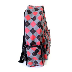 OUTDOOR(アウトドア) 12429164-10 アーガイルチェック レッド デイパック リュックサック