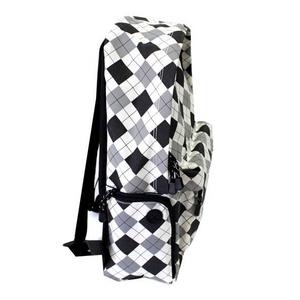 OUTDOOR(アウトドア) 12429164-00 アーガイルチェック ホワイト リュックサック デイパック