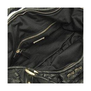 MIUMIU(ミュウミュウ) INTRECCIORR 1387 27 F0002 BK ショルダーバッグ