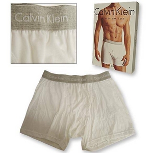Calvin Klein(Х󥯥饤) U5806 WT(100)  ܥ ֥꡼եѥ S ۥ磻