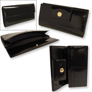 Bvlgari(ブルガリ) Wホック長財布 ブラック 20400 2009新作