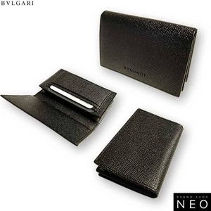 Bvlgari(ブルガリ) 名刺入れ カードケース ブラック 20361 2009新作