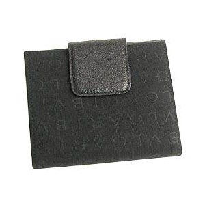 Bvlgari（ブルガリ） 25127LETTERE レターレダブルホック財布ブラック×シルバー 第3画像