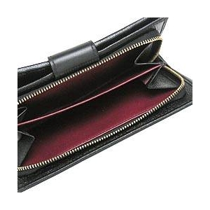 Bvlgari（ブルガリ） 25265DOPPIOTONDO ドッピオトンド二つ折り中財布ブラック×ゴールド 第3画像