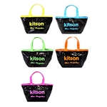 KITSON（キットソン） sequin mini neon ミニスパンコール トートバッグ ネオンイエロー（3577）
