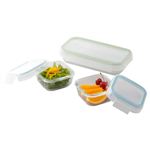 iwaki アロック 保存容器 3個セット (300ml&times;2・850ml&times;1) PS-ALC30