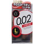 ジェクス0.02 ウレタンコンドーム Lサイズ 6個入り(コンドーム)