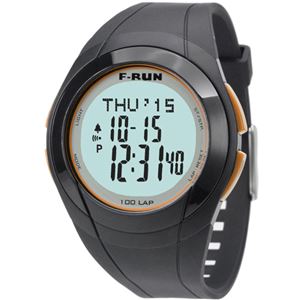F-RUN ランニング用腕時計 FRN100K ブラック
