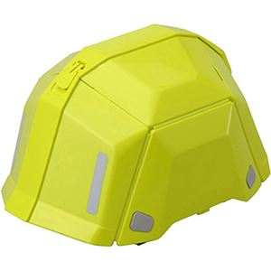 (まとめ買い)トーヨー(TOYO) 防災用折りたたみヘルメット ブルームII No.101 ライム×2セット