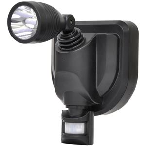 （まとめ買い）ベルソス 1灯LEDソーラーセンサーライト ブラック VS-G004&times;2セット
