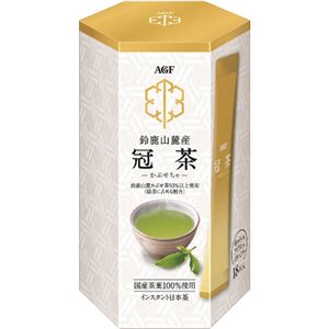 （まとめ買い）AGF 鈴鹿山麓産冠茶 スティック 0.8g&times;18本&times;6セット