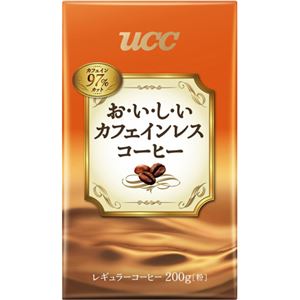 （まとめ買い）UCC おいしいカフェインレスコーヒー(粉) 200g&times;4セット