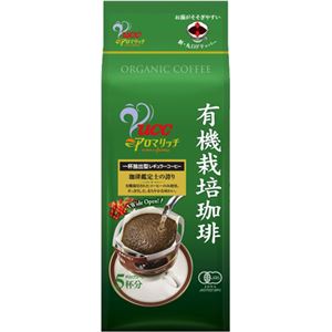 （まとめ買い）UCC スーパーアロマ 有機栽培珈琲 ドリップコーヒー 8g&times;5杯分&times;10セット