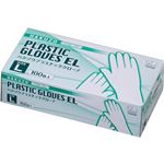 （まとめ買い）ハクゾウ プラスチックグローブEL パウダーフリー Lサイズ 100枚入&times;5セットの詳細ページへ