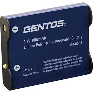 （まとめ買い）ジェントス GT-105R/305R/505R専用充電池 GT-05SB&times;2セット