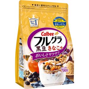 【ケース販売】カルビー フルグラ 黒豆きなこ味 700g&times;6袋
