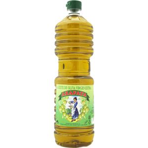 （まとめ買い）アザファタ エキストラバージンオリーブオイル 1L(916g)&times;4セット