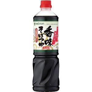 （まとめ買い）ミツカン 香味そばつゆ 業務用 1L&times;4セット
