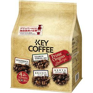 （まとめ買い）キーコーヒー FP プライムオリジンズ(粉) 13g&times;8袋&times;4セット