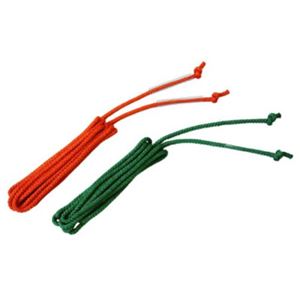 （まとめ買い）カラーダブルダッチロープ(緑/オレンジ) B-2116G&times;2セット