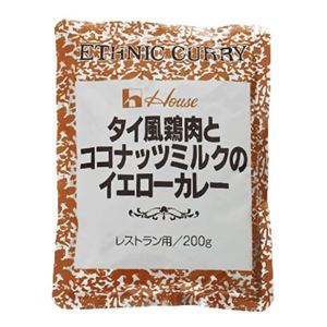 （まとめ買い）ハウス タイ風鶏肉とココナッツミルクのイエローカレー 200g&times;10セット