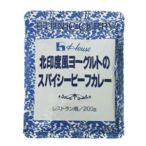 (まとめ買い)ハウス 北印度風ヨーグルトのスパイシービーフカレー 200g×10セット