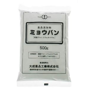 （まとめ買い）ミョウバン 500g&times;8セット