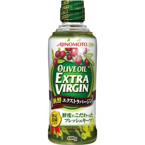 （まとめ買い）味の素 オリーブオイル エクストラバージン 400g&times;4セット