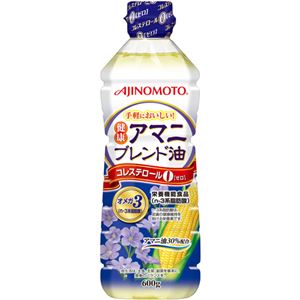 (まとめ買い)味の素 健康アマニブレンド油 600g×6セット