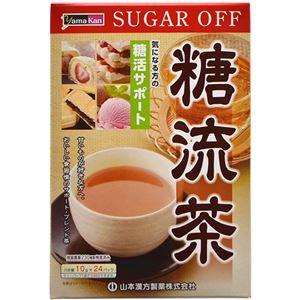 【訳あり・在庫処分】 （お徳用 2セット） 山本漢方 糖流茶 10g ×24パック ×2セット【賞味期限：2020年08月01日】