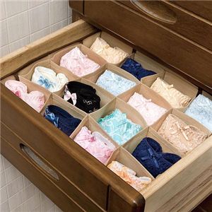 炭入り 下着収納ケース【3個組】