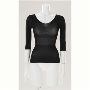 【5枚組】NEWあったかシェイプインナー ブラック L-LL