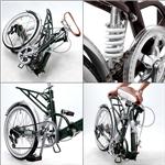 Heaven’s　20インチ折りたたみ自転車 グリーン