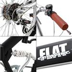 GROWING FLAT　20インチ　折りたたみ自転車 ブラック