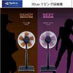 アピックス リビング扇風機 Fan！Tastic ブラック