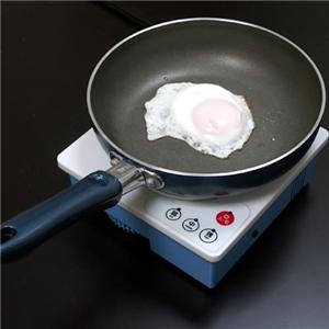 朝ごはんもIHクッキング!
