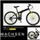 WACHSEN 26インチ 18段変速 折り畳み自転車 BM-200 マットブラック×ビビットイエロー