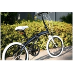 20インチアルミ折りたたみ自転車 6段変速付 Schwarz（シュヴァルツ） BA-102
