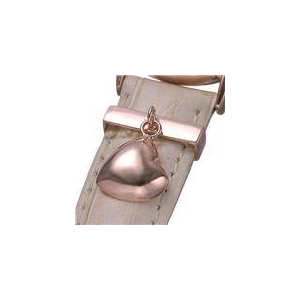 Alessandra olla 2Pダイヤ レザーウォッチ AO-630 ブラック