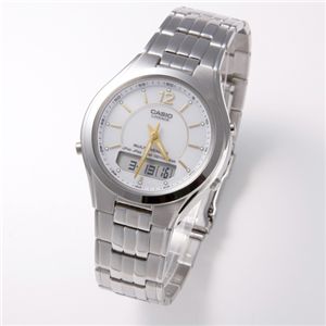 CASIO(�J�V�I) Wave Ceptor LINEAGE �\�[���[�d�g���v LCW-M200DJ-7AJF/�z���C�g