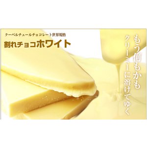割れチョコ ホワイト 800g 【クーベルチュールチョコレート】