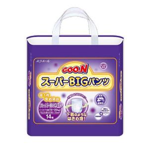 Goo.n（グーン） おむつ スーパーBIGパンツ 14枚 【6セット】