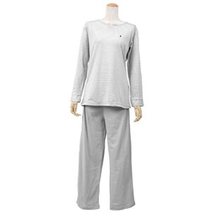 くつろぎルームウエア ポケット グレー L