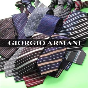 【15柄!】GIORGIO ARMANI ネクタイ 350/ストライプネイビー